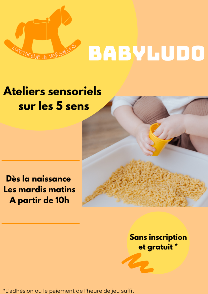 Les Mardis BabyLudo : activités sensorielles pour les tous petits