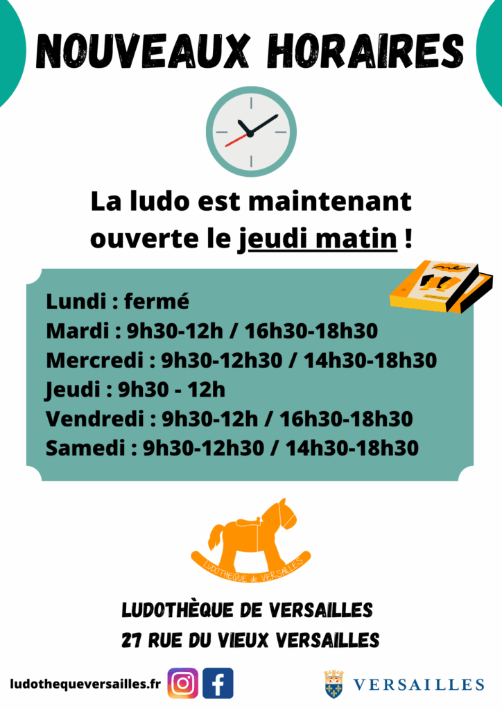Nouveaux horaires