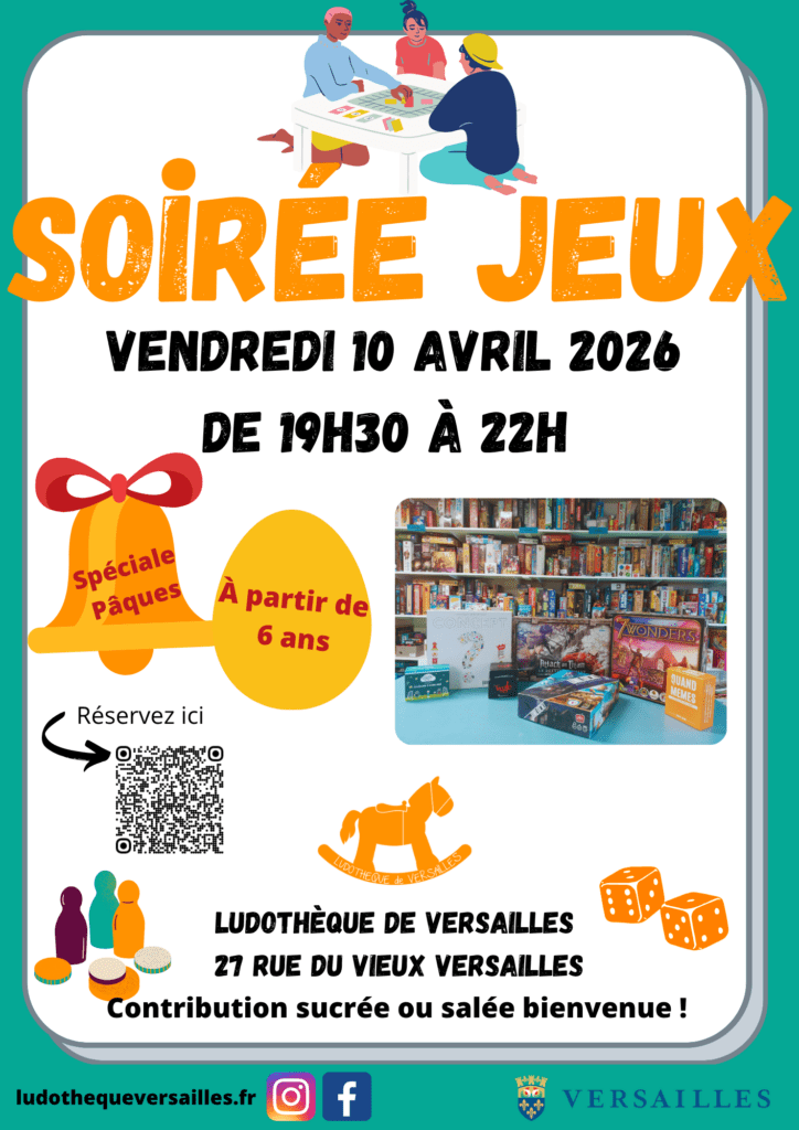Soirée jeux d'avril - Spéciale Pâques ! 🔔