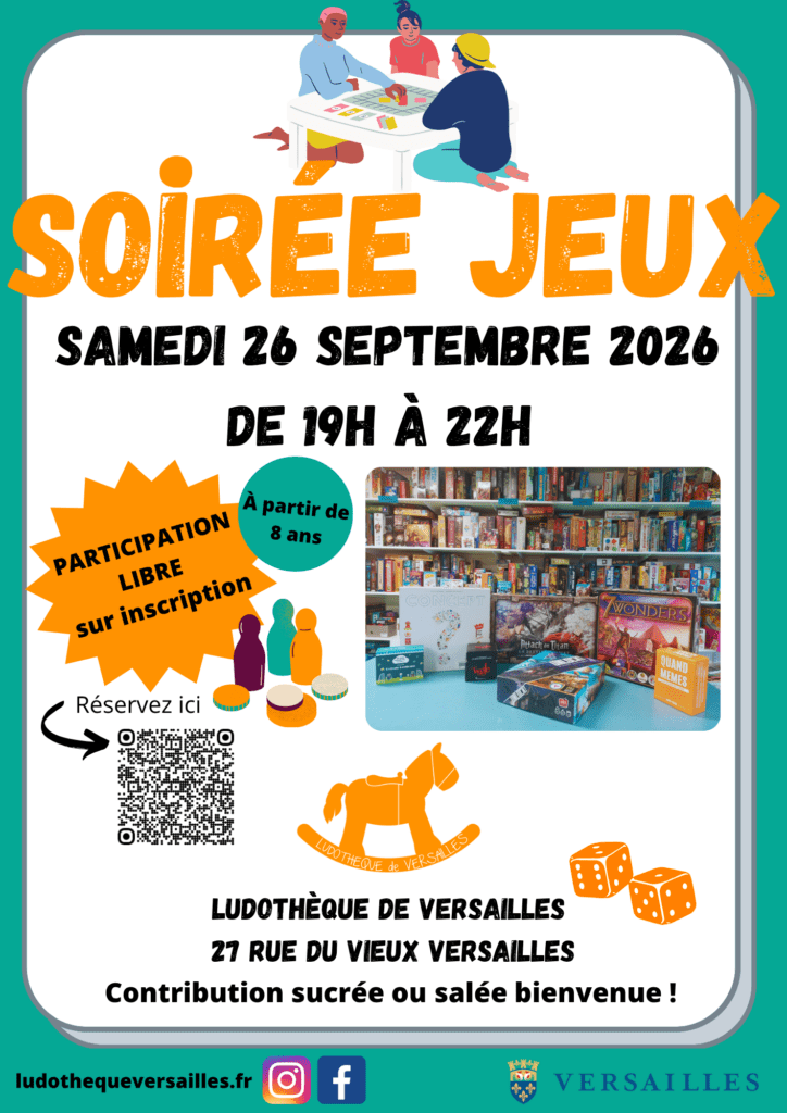 Soirée jeux de septembre